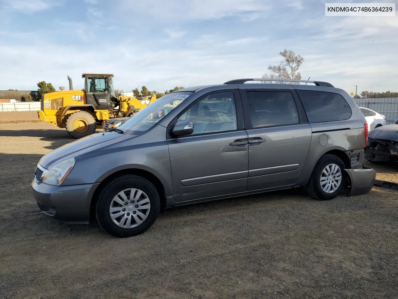 2011 Kia Sedona Lx VIN: KNDMG4C74B6364239 Lot: 79615884