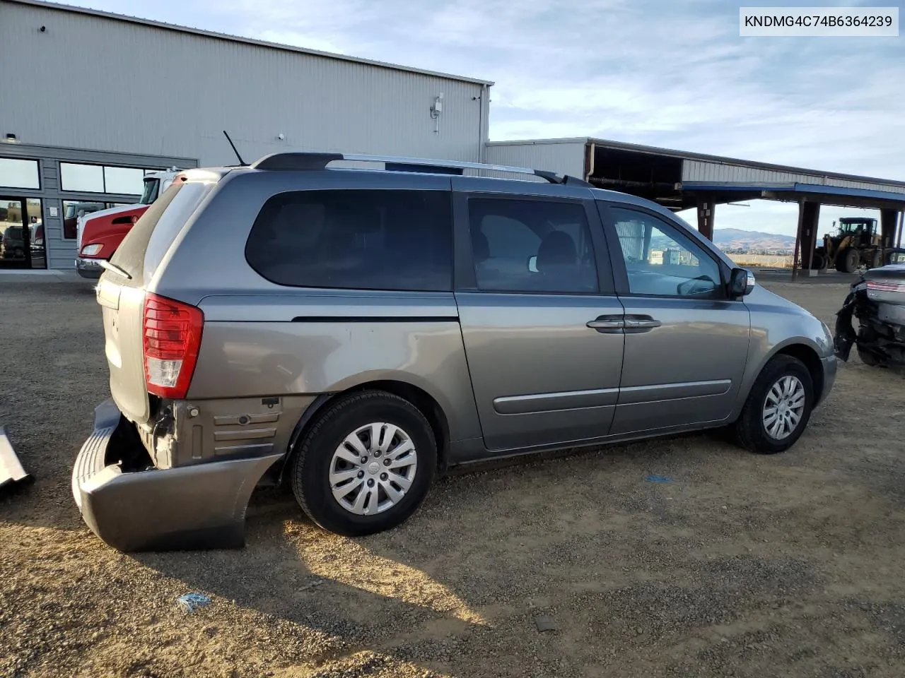 2011 Kia Sedona Lx VIN: KNDMG4C74B6364239 Lot: 79615884