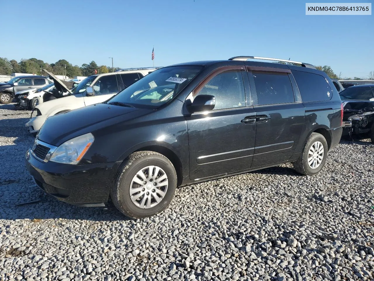 2011 Kia Sedona Lx VIN: KNDMG4C78B6413765 Lot: 80558224