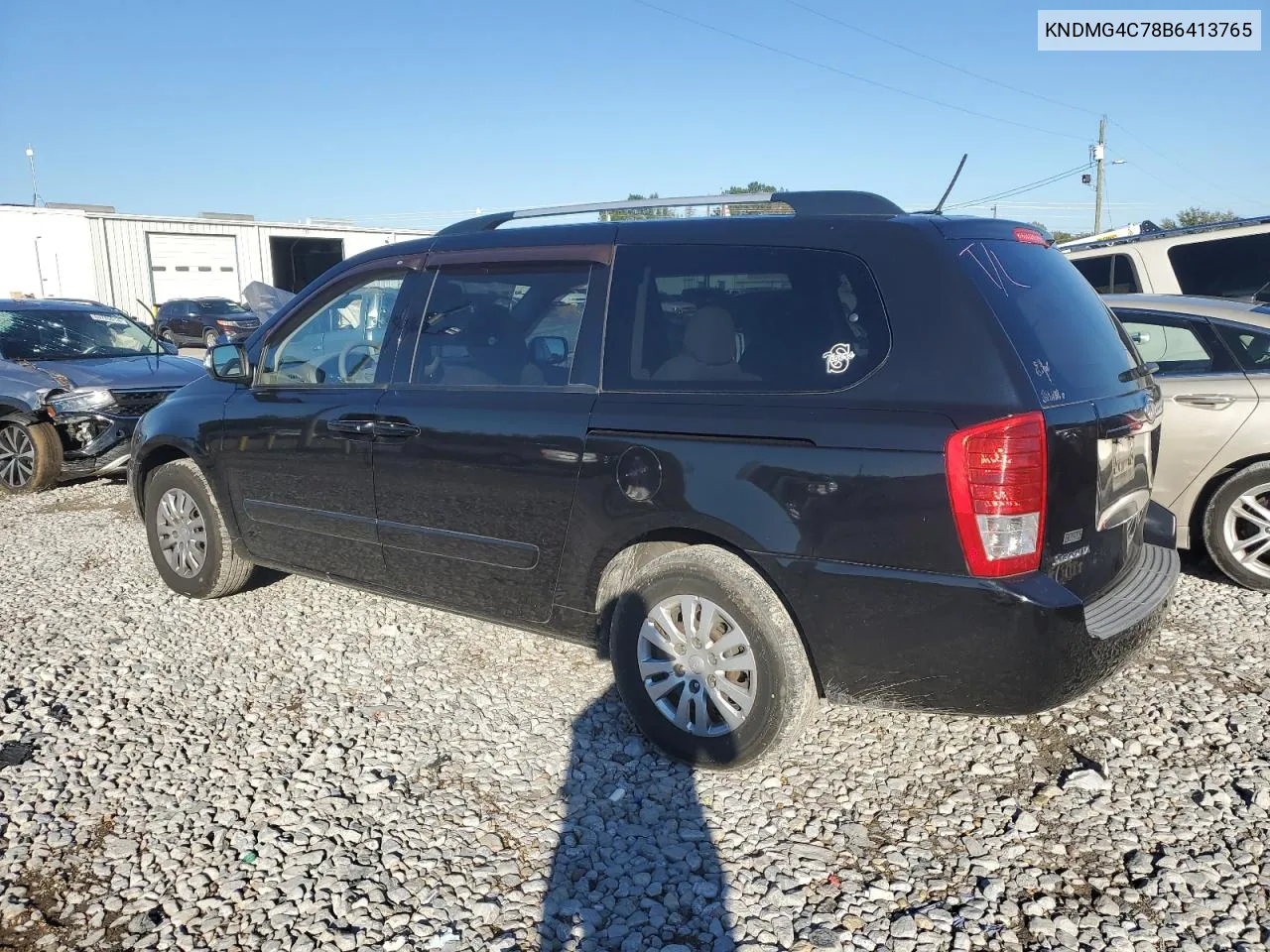 2011 Kia Sedona Lx VIN: KNDMG4C78B6413765 Lot: 80558224