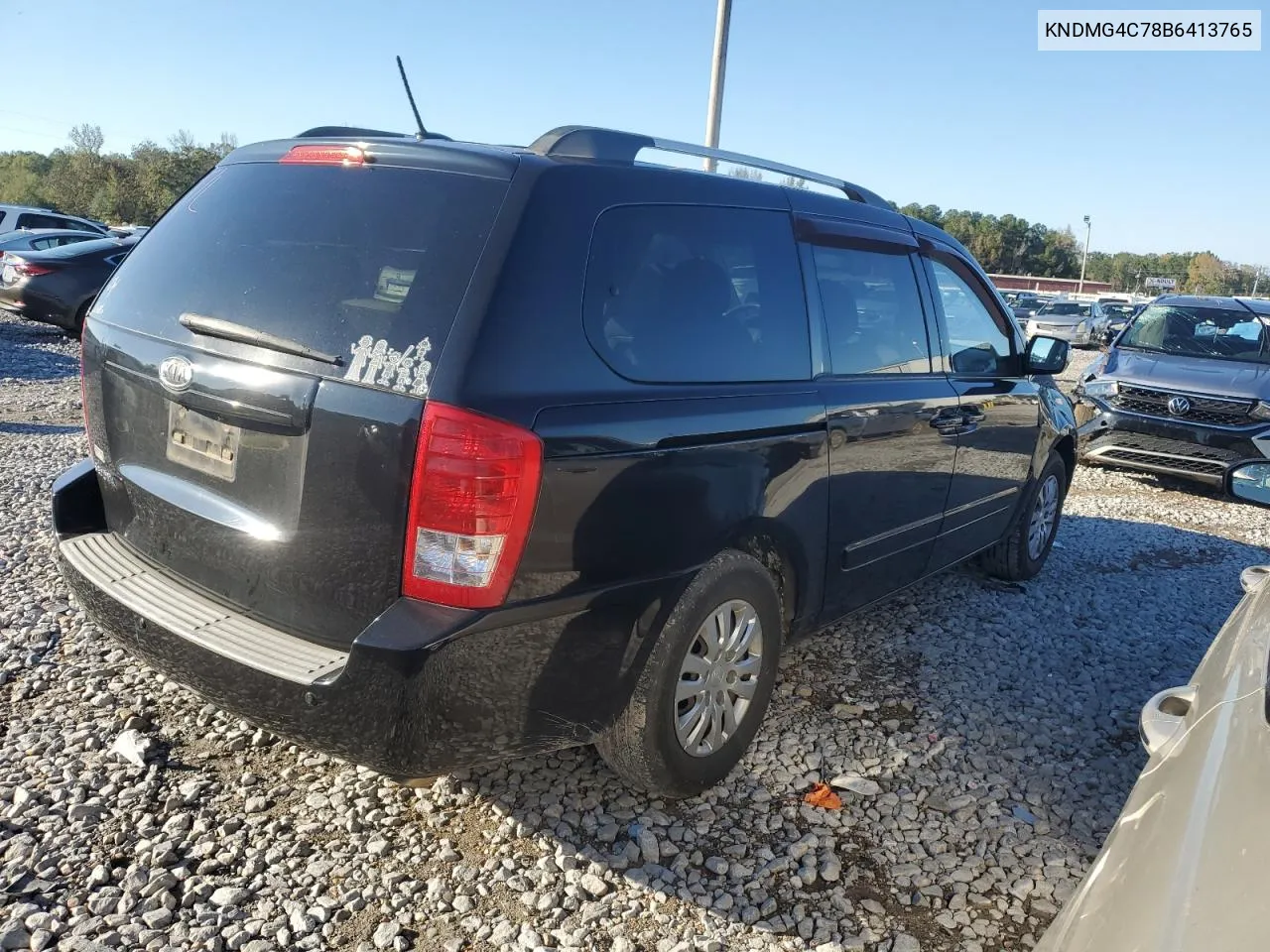 2011 Kia Sedona Lx VIN: KNDMG4C78B6413765 Lot: 80558224