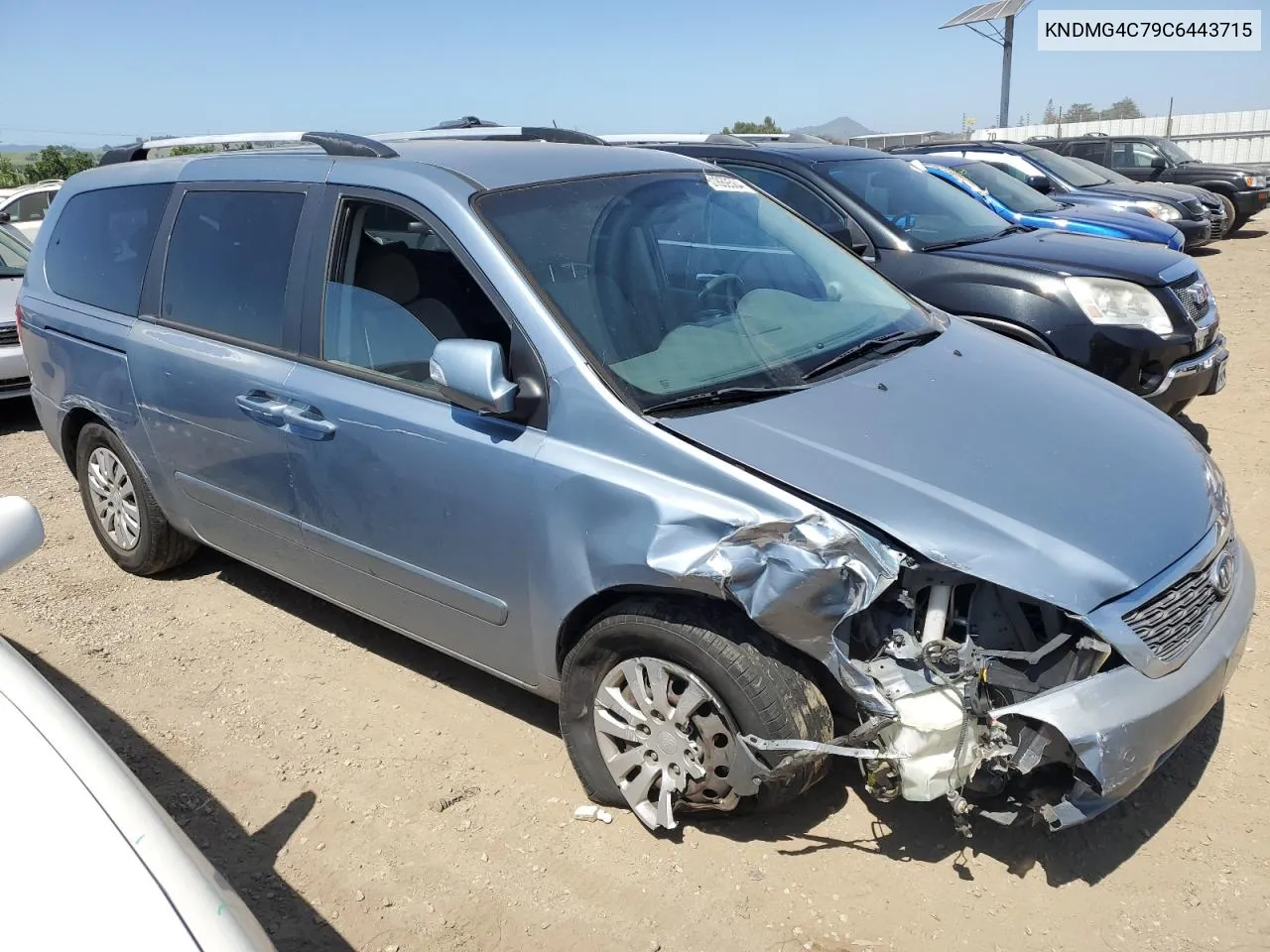 2012 Kia Sedona Lx VIN: KNDMG4C79C6443715 Lot: 51869584