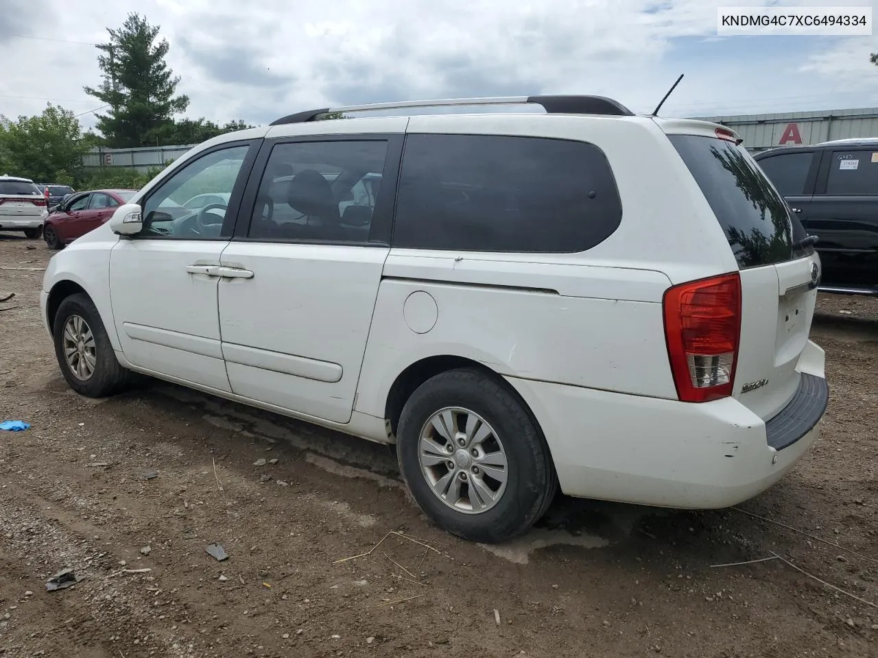 2012 Kia Sedona Lx VIN: KNDMG4C7XC6494334 Lot: 60884664