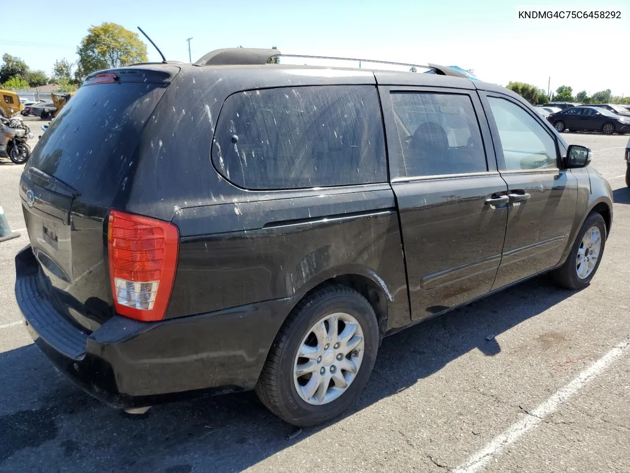 2012 Kia Sedona Lx VIN: KNDMG4C75C6458292 Lot: 62098644