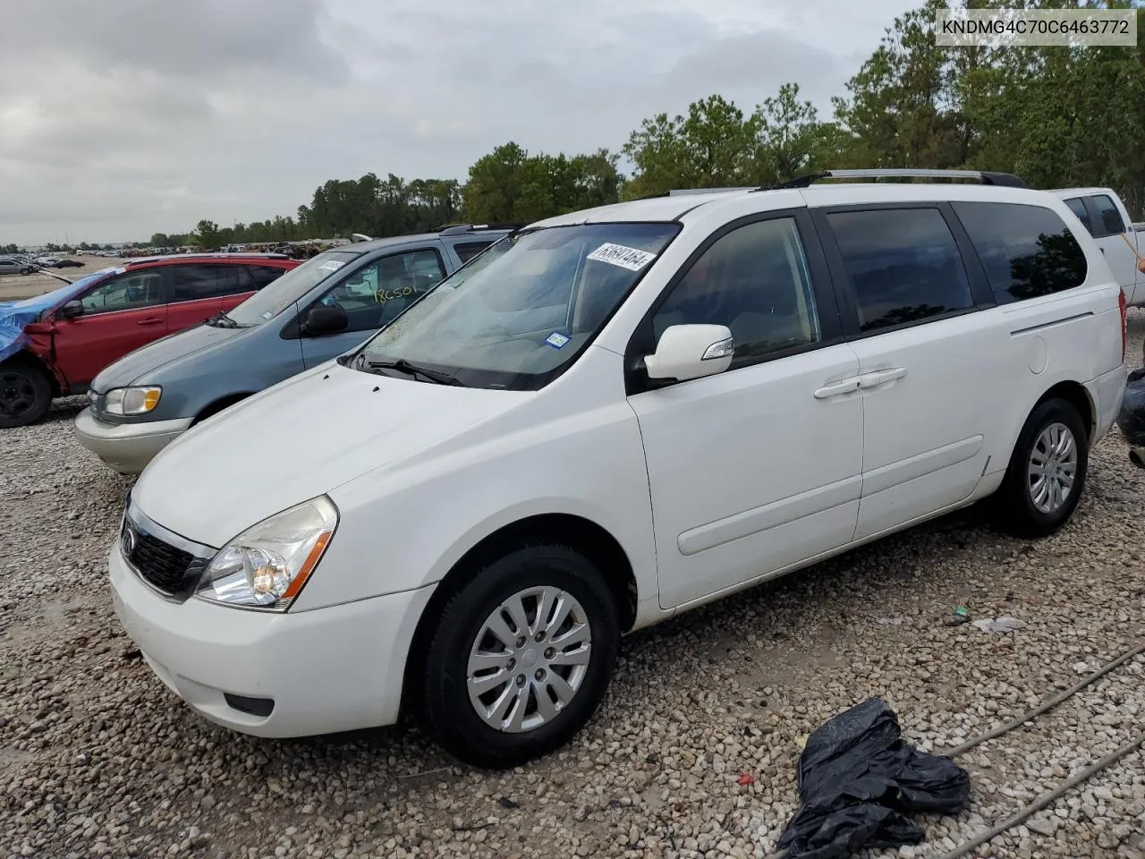 2012 Kia Sedona Lx VIN: KNDMG4C70C6463772 Lot: 63697464