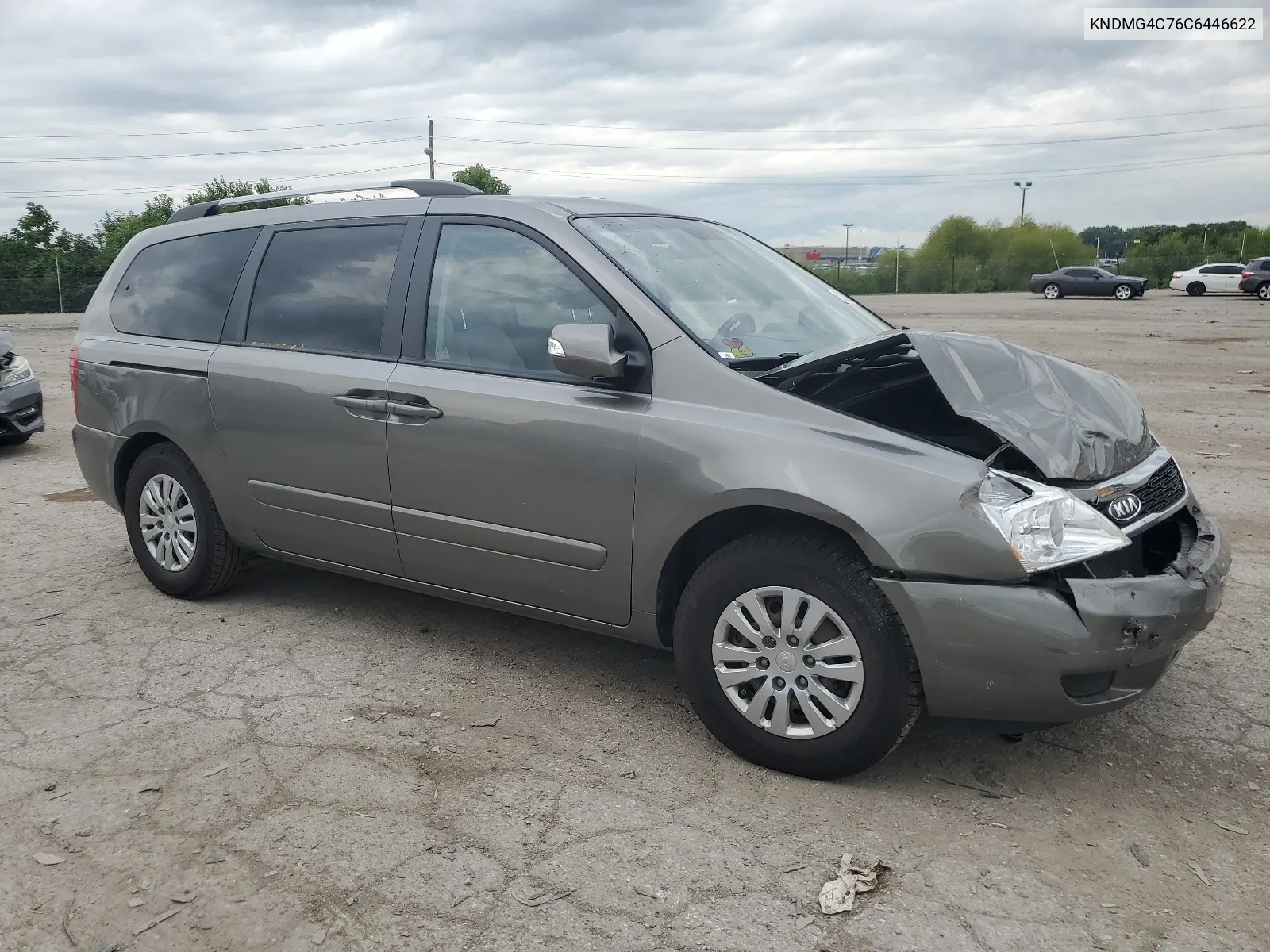 2012 Kia Sedona Lx VIN: KNDMG4C76C6446622 Lot: 65339384