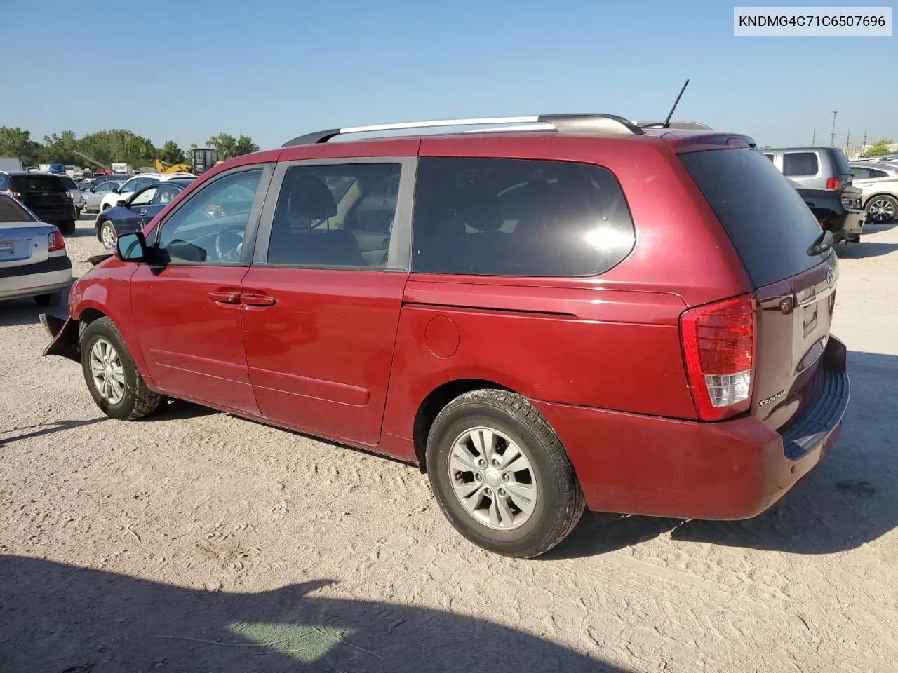 2012 Kia Sedona Lx VIN: KNDMG4C71C6507696 Lot: 69454464