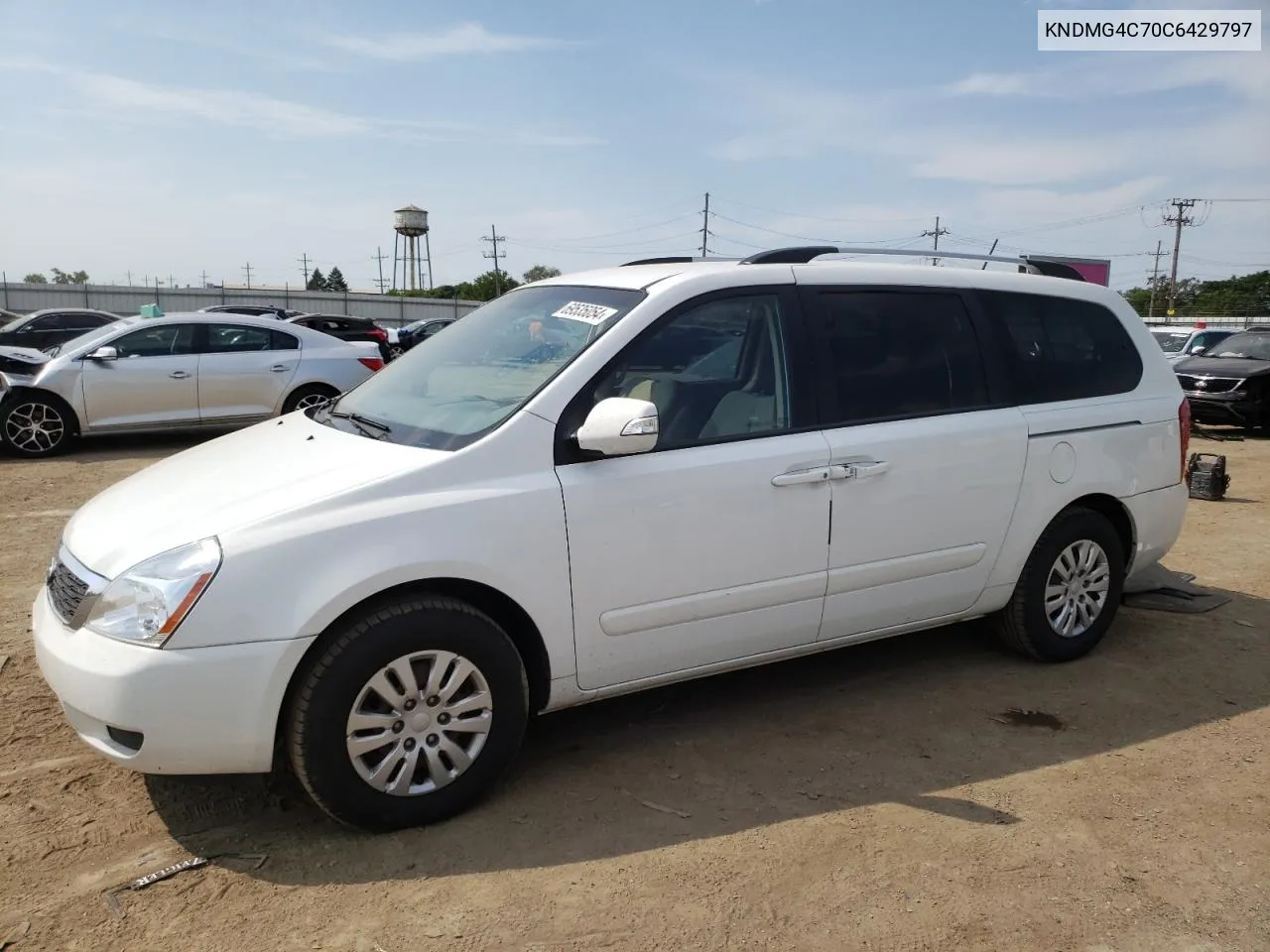 2012 Kia Sedona Lx VIN: KNDMG4C70C6429797 Lot: 69535054