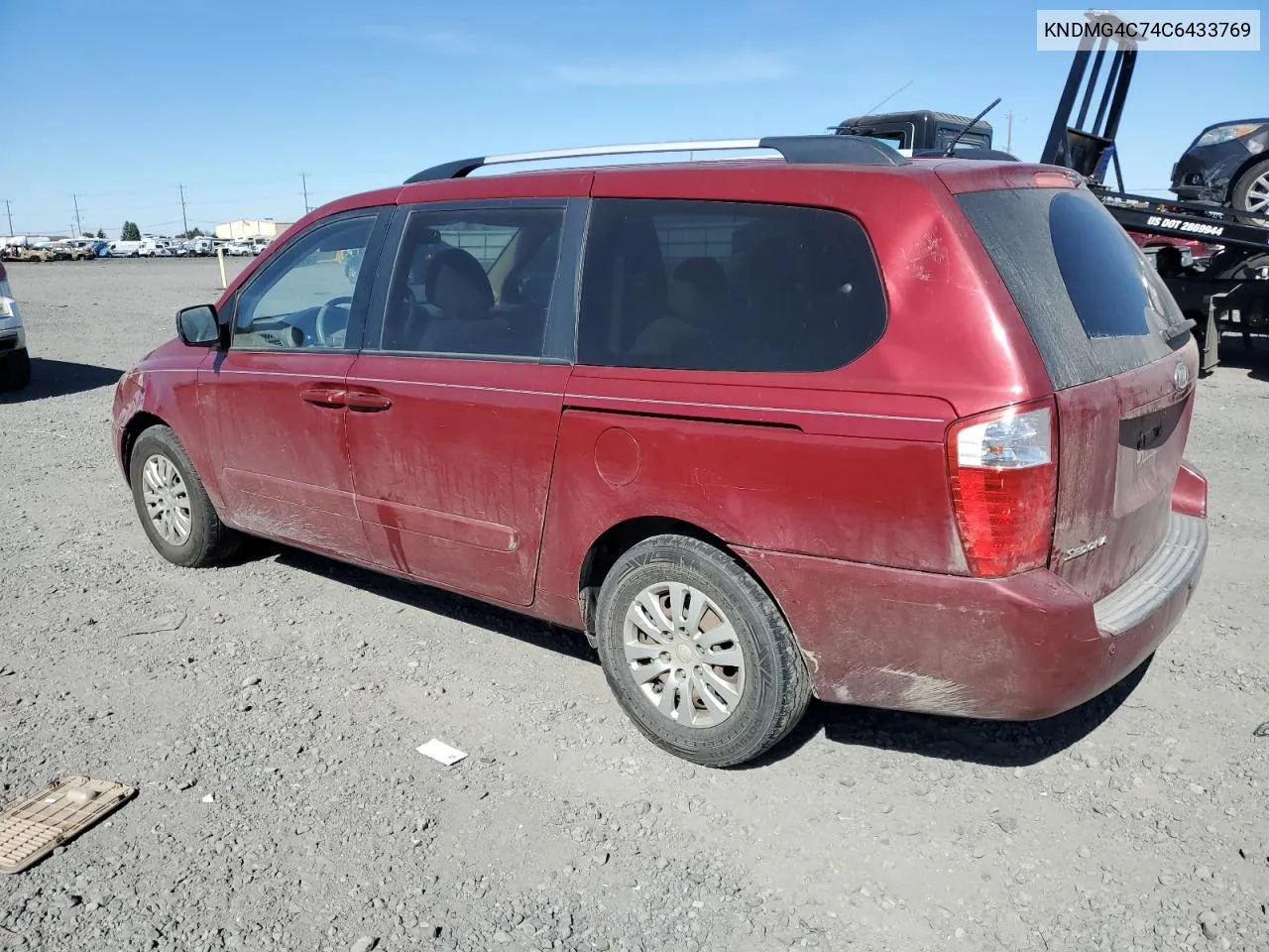 2012 Kia Sedona Lx VIN: KNDMG4C74C6433769 Lot: 69897564