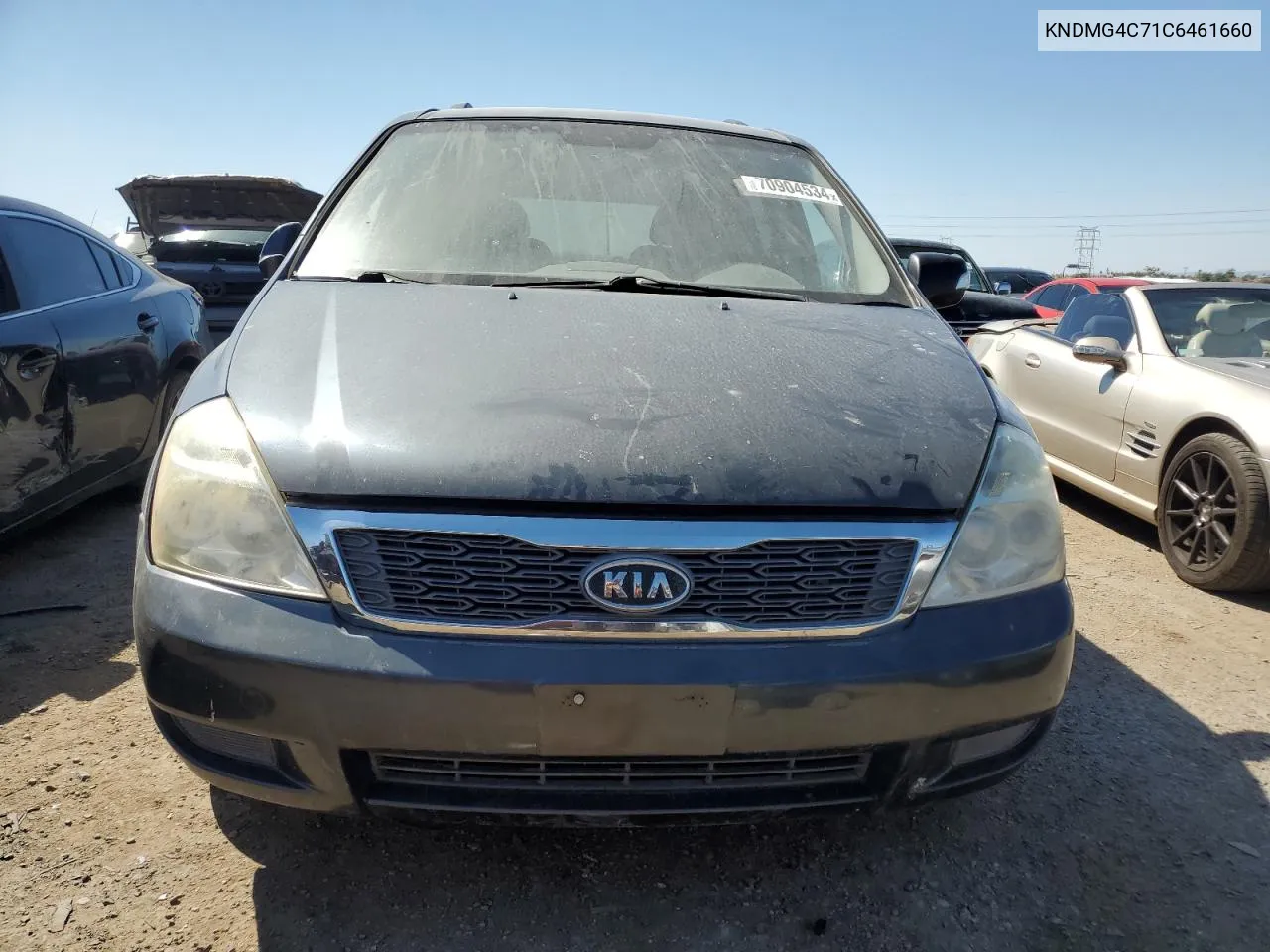 2012 Kia Sedona Lx VIN: KNDMG4C71C6461660 Lot: 70904534