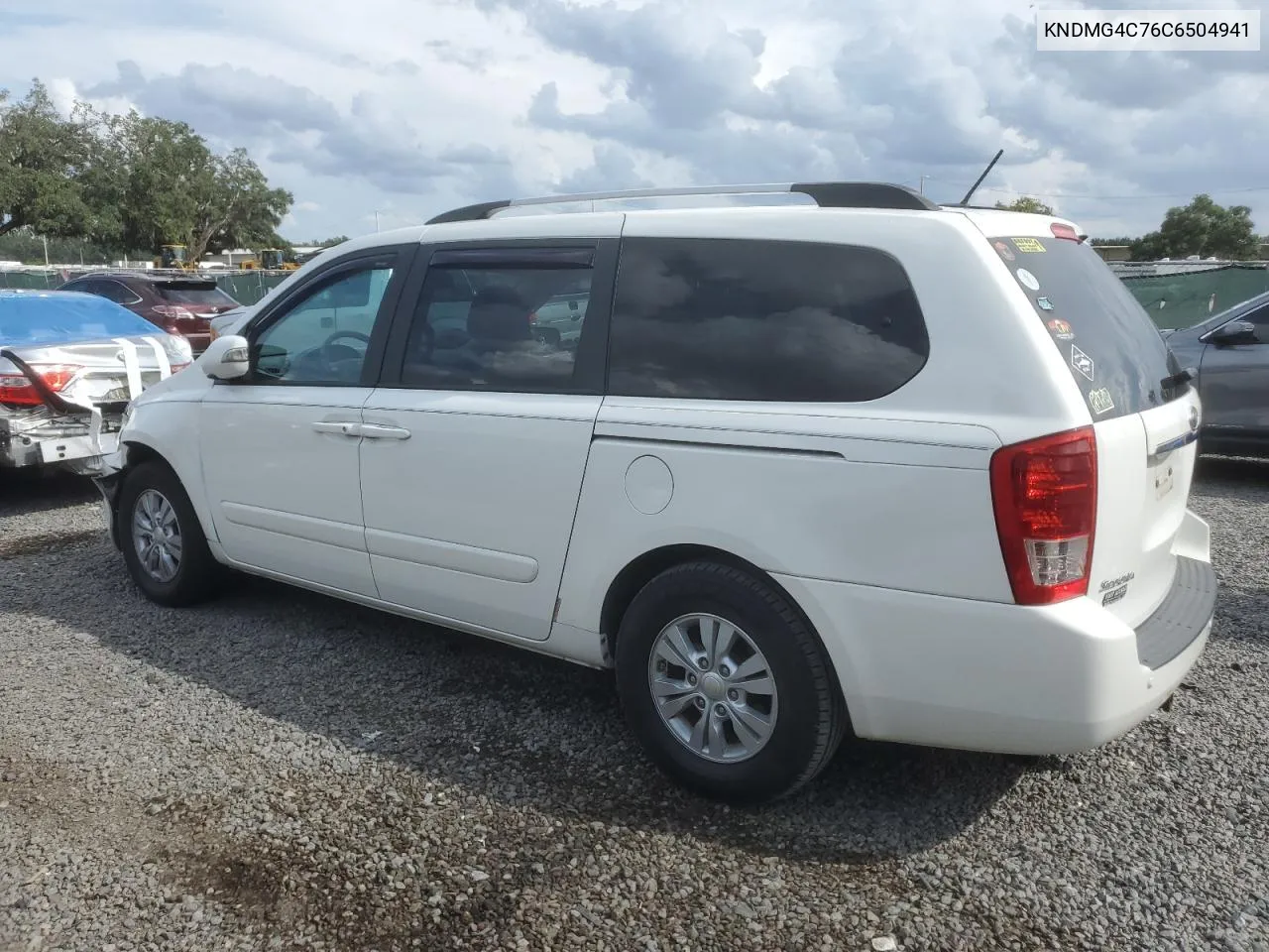 2012 Kia Sedona Lx VIN: KNDMG4C76C6504941 Lot: 71773584