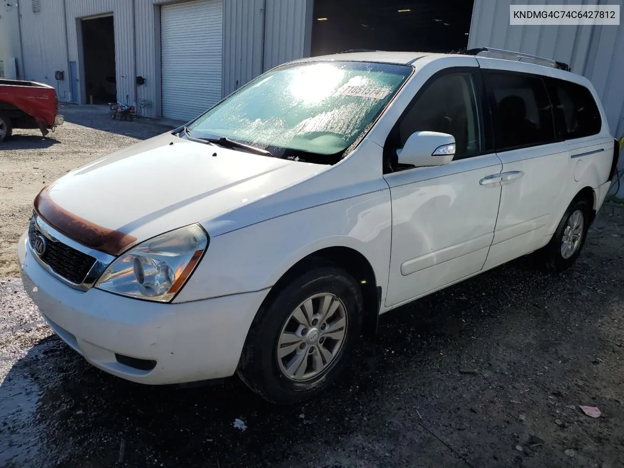 2012 Kia Sedona Lx VIN: KNDMG4C74C6427812 Lot: 71851574