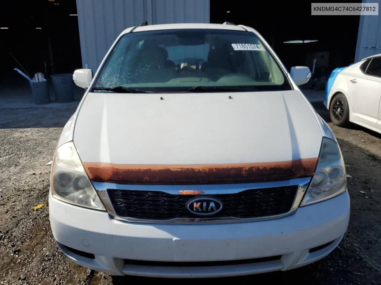 2012 Kia Sedona Lx VIN: KNDMG4C74C6427812 Lot: 71851574