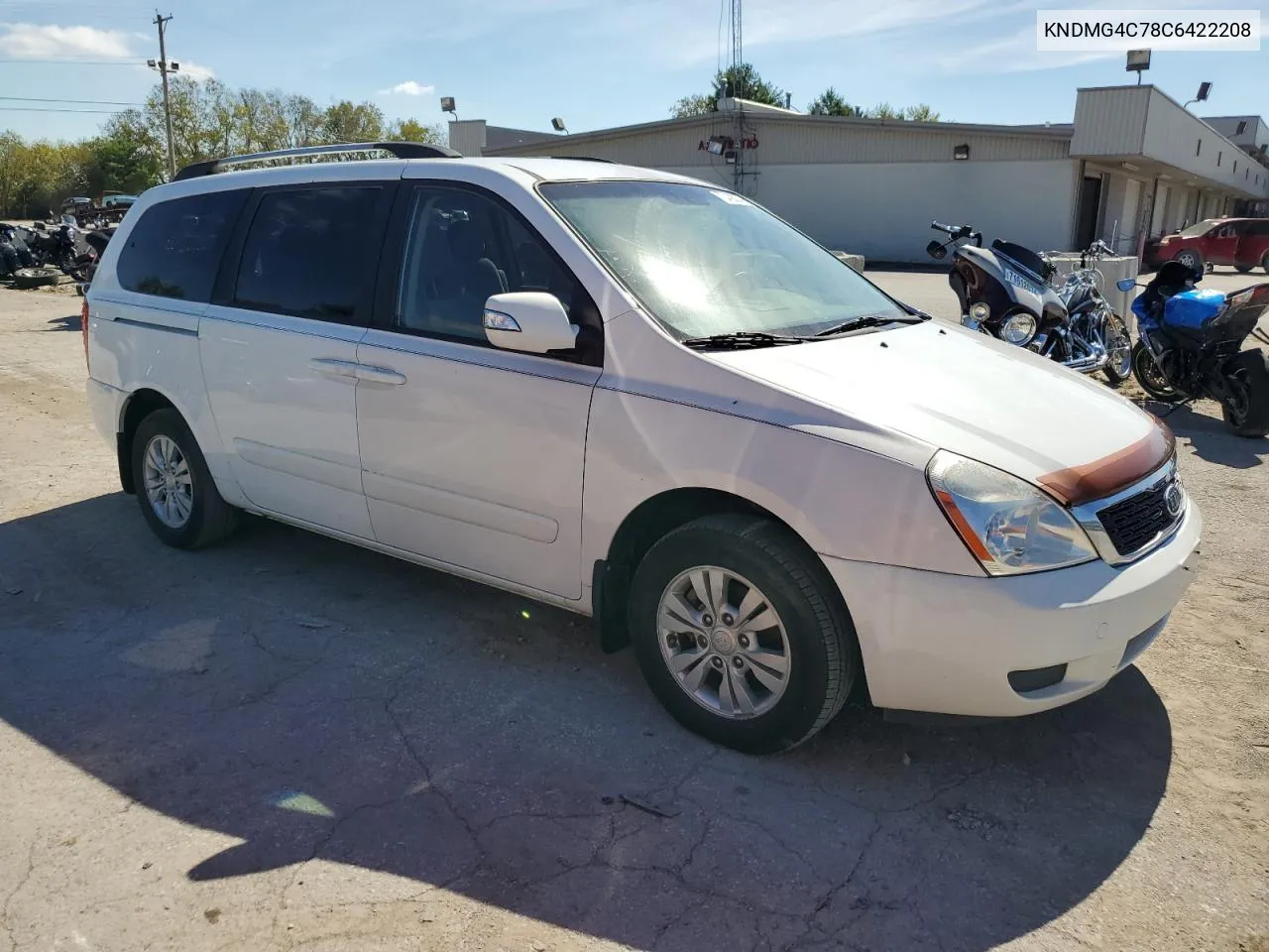 2012 Kia Sedona Lx VIN: KNDMG4C78C6422208 Lot: 73438334