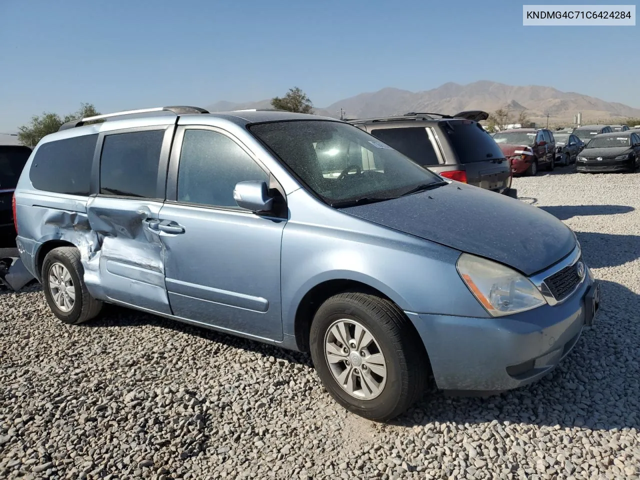 2012 Kia Sedona Lx VIN: KNDMG4C71C6424284 Lot: 73645334