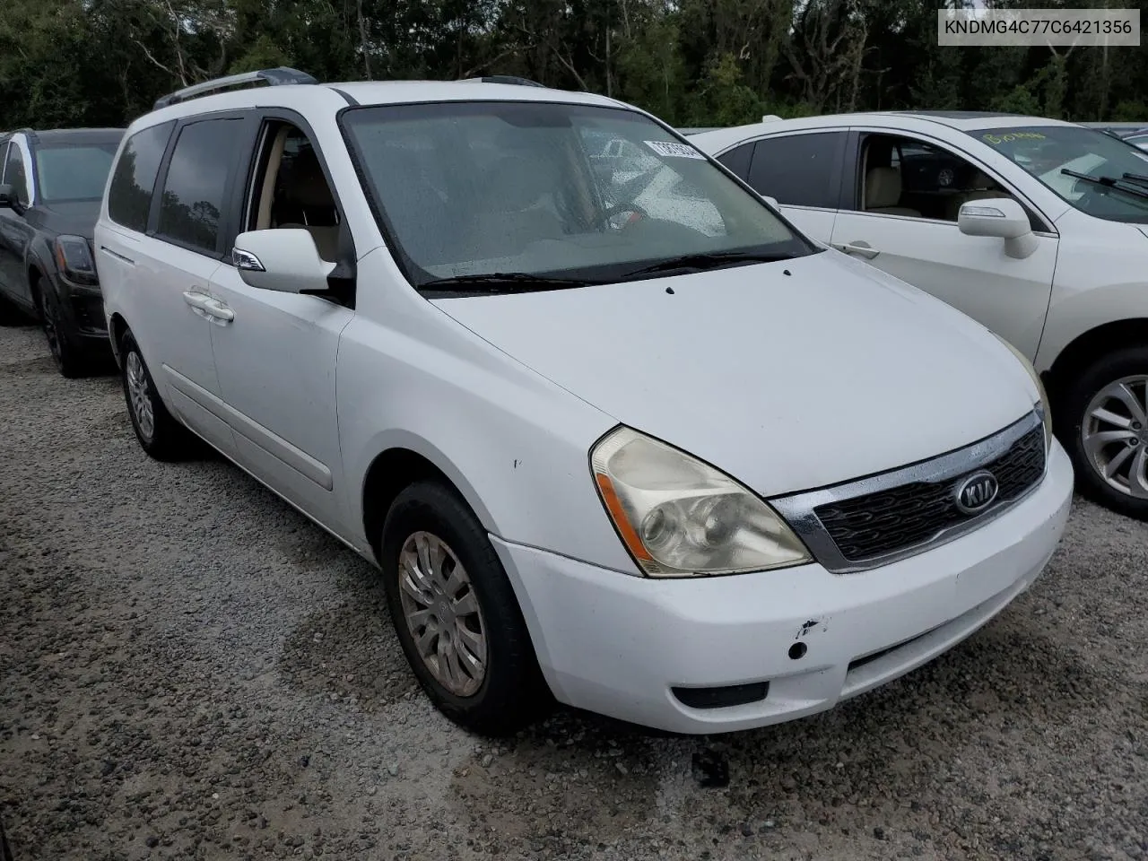 2012 Kia Sedona Lx VIN: KNDMG4C77C6421356 Lot: 73876634