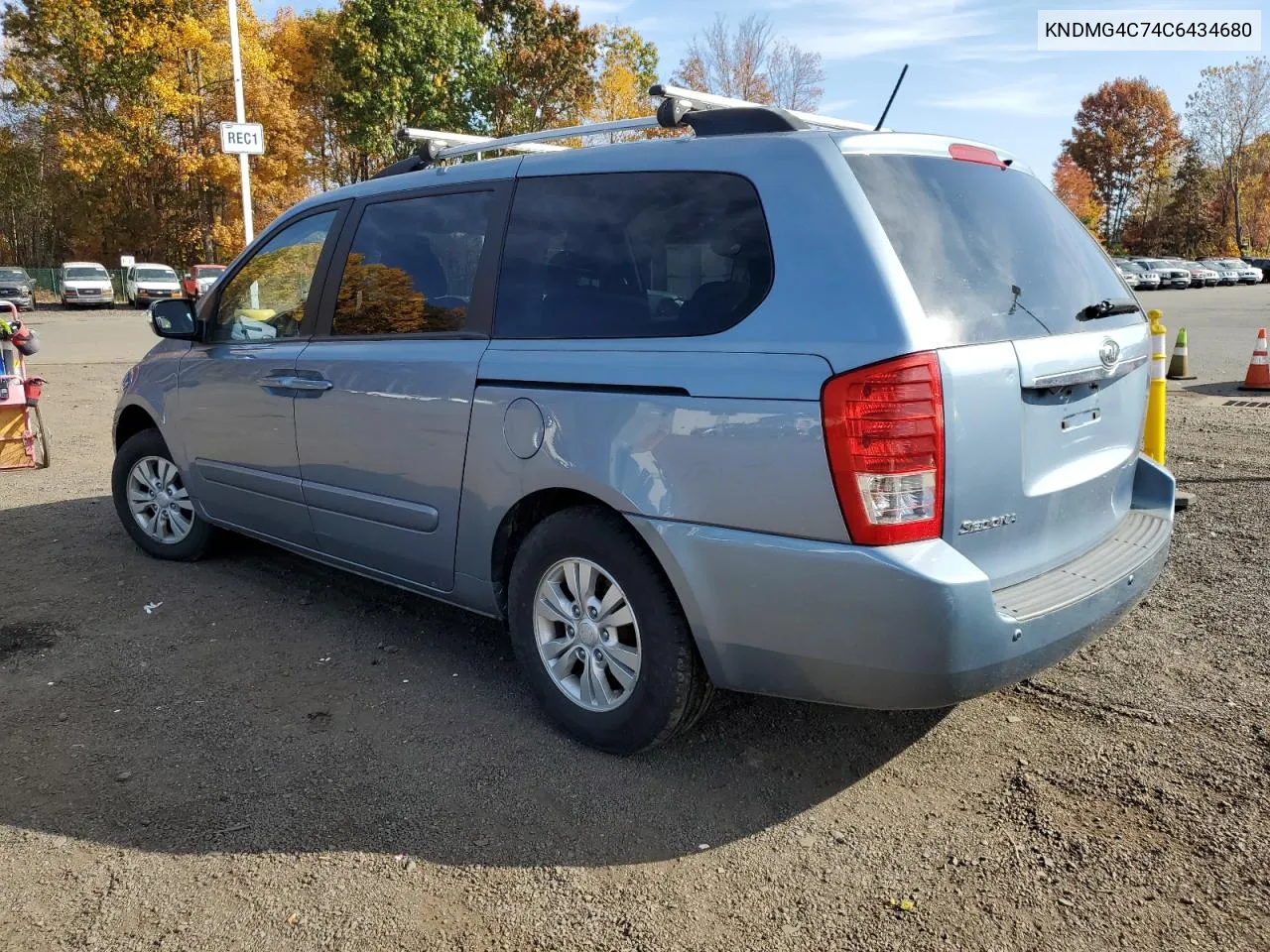 2012 Kia Sedona Lx VIN: KNDMG4C74C6434680 Lot: 75170724