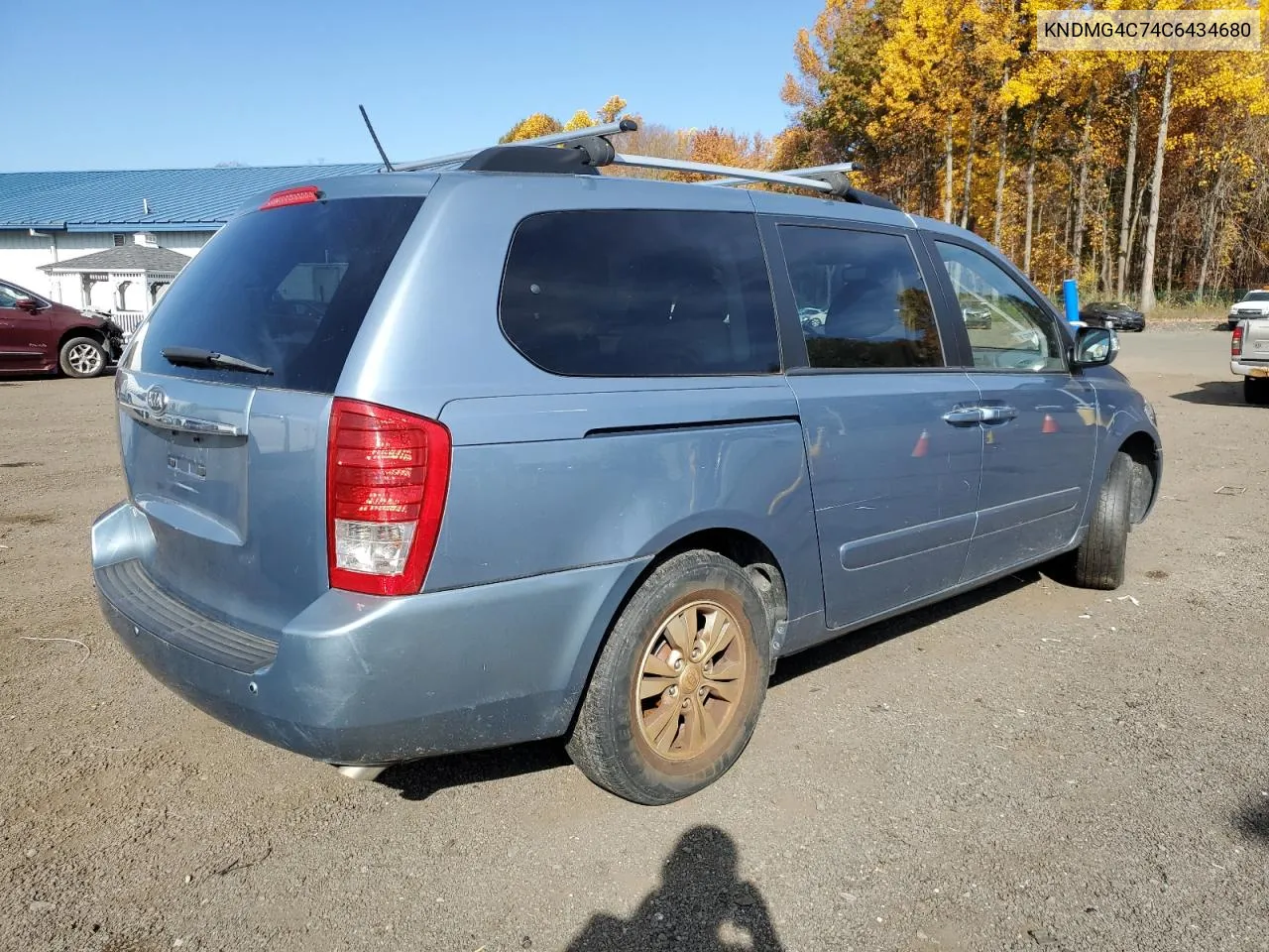 2012 Kia Sedona Lx VIN: KNDMG4C74C6434680 Lot: 75170724