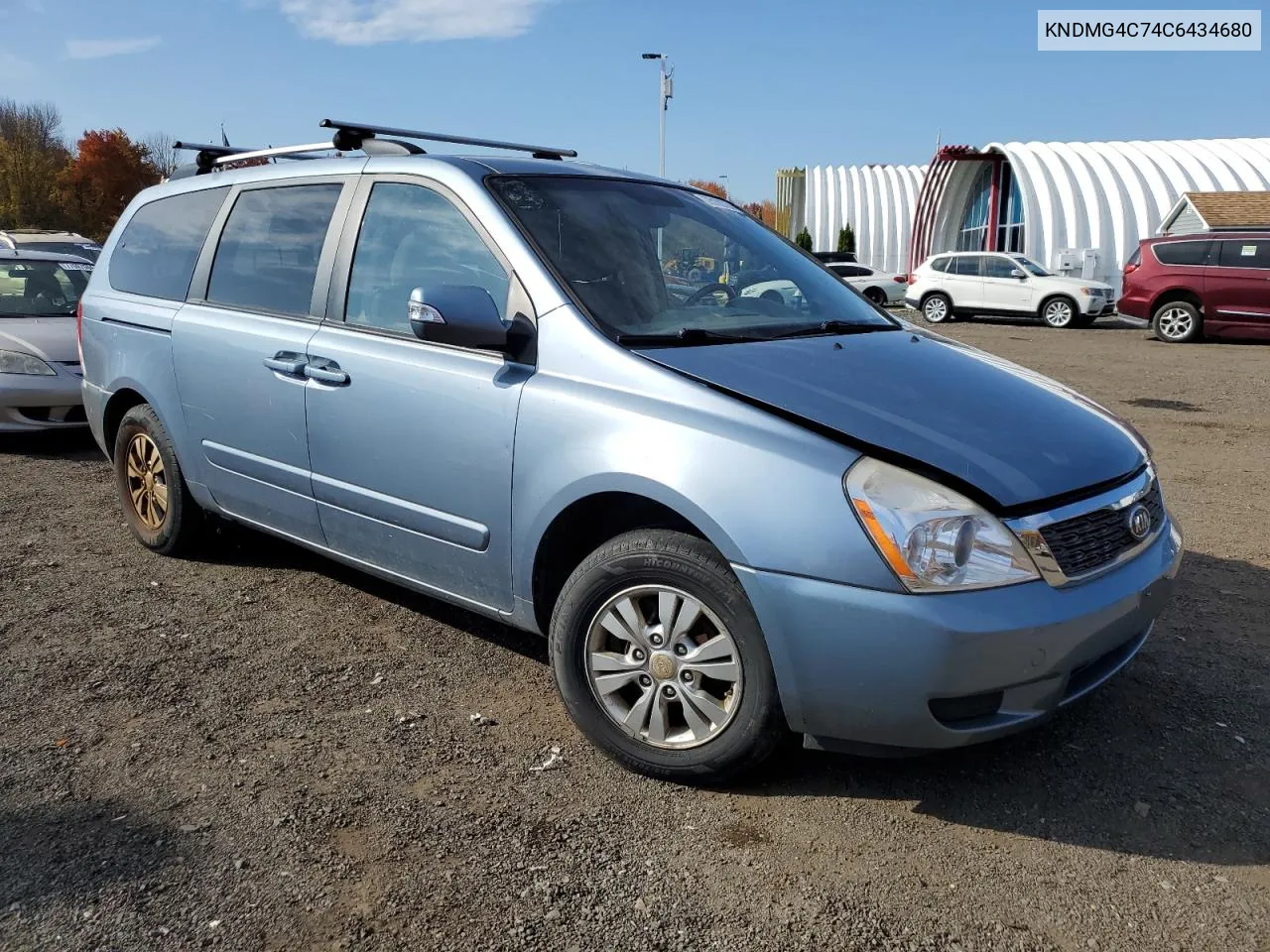 2012 Kia Sedona Lx VIN: KNDMG4C74C6434680 Lot: 75170724