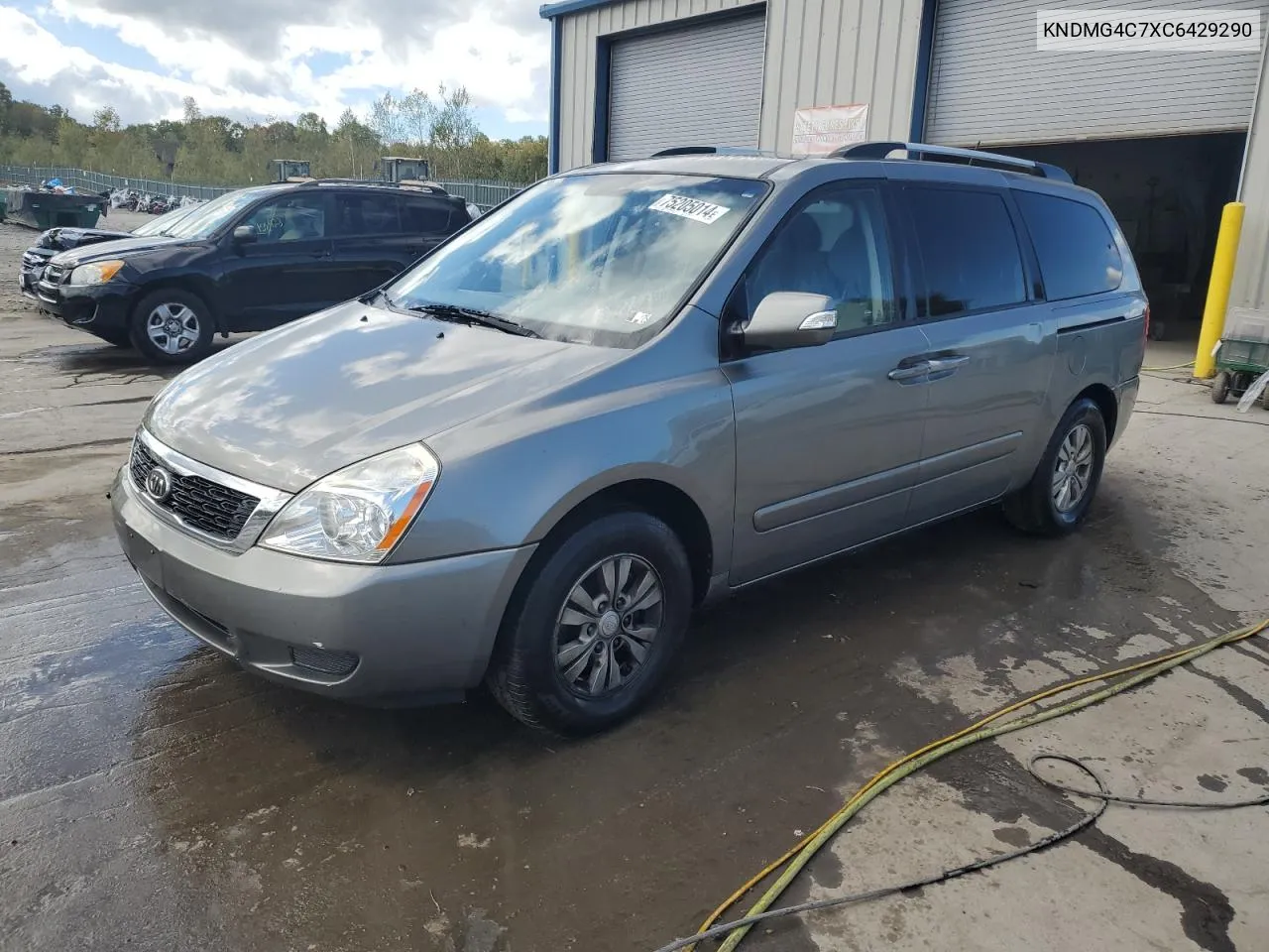 2012 Kia Sedona Lx VIN: KNDMG4C7XC6429290 Lot: 75205014