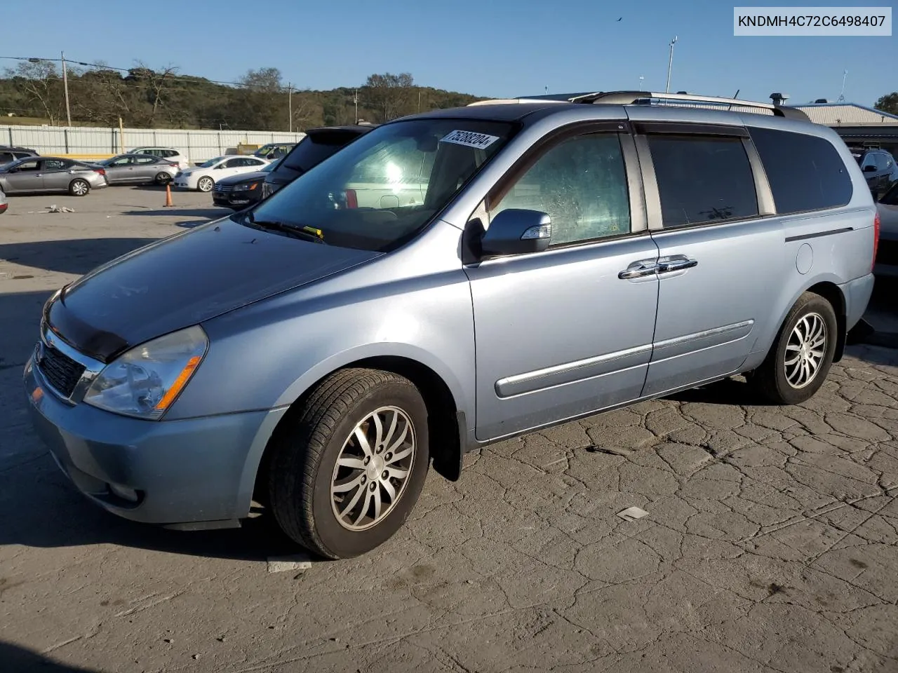 2012 Kia Sedona Ex VIN: KNDMH4C72C6498407 Lot: 75288204