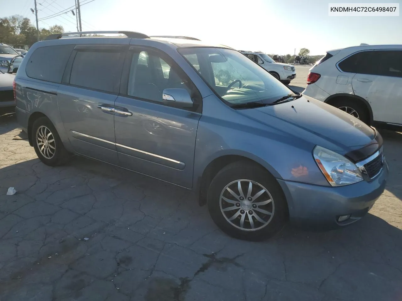 2012 Kia Sedona Ex VIN: KNDMH4C72C6498407 Lot: 75288204