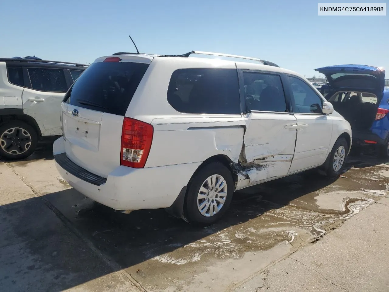 2012 Kia Sedona Lx VIN: KNDMG4C75C6418908 Lot: 75658454