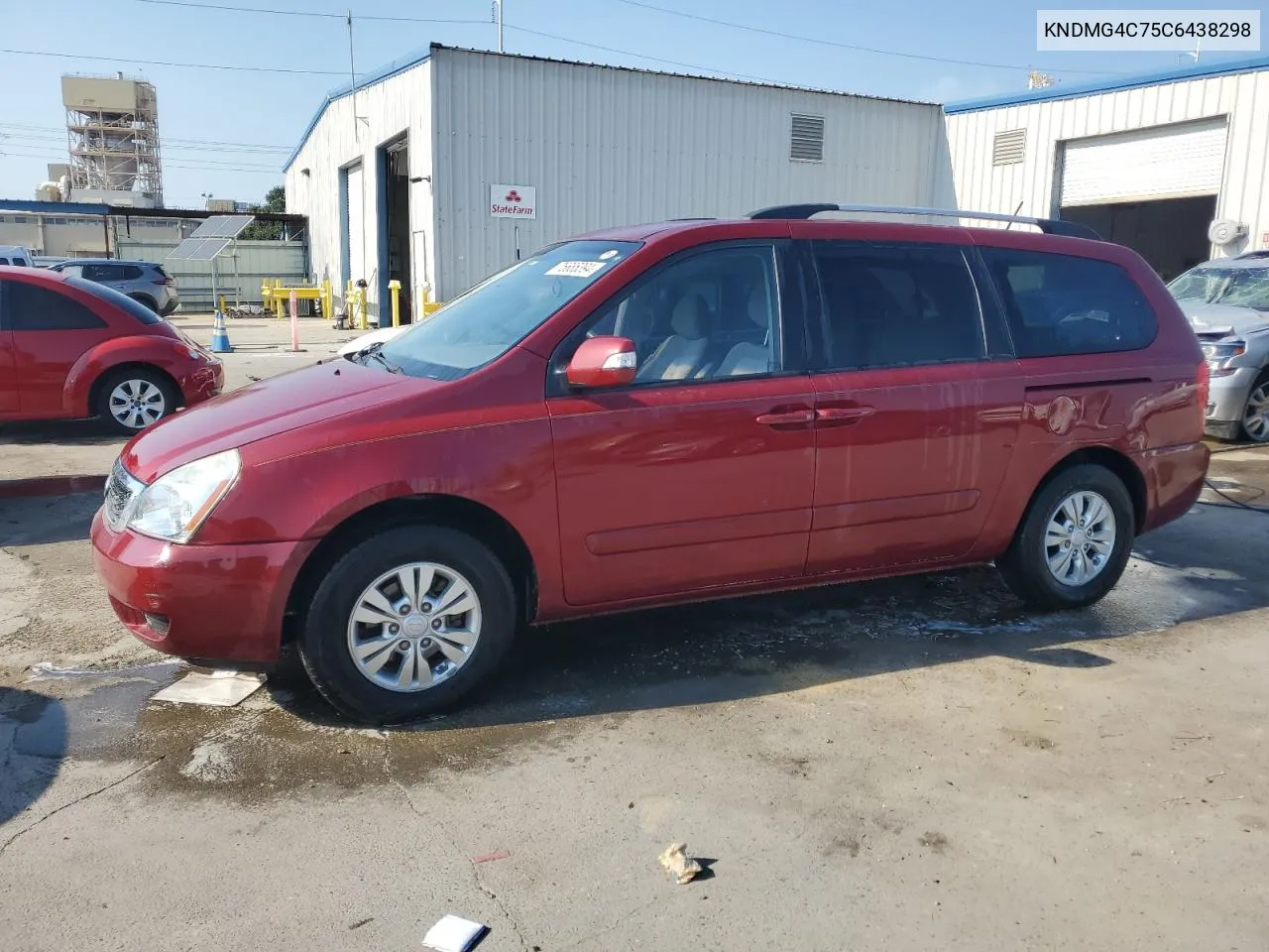 2012 Kia Sedona Lx VIN: KNDMG4C75C6438298 Lot: 75685394