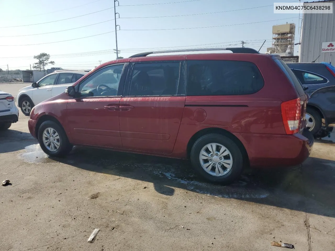 2012 Kia Sedona Lx VIN: KNDMG4C75C6438298 Lot: 75685394