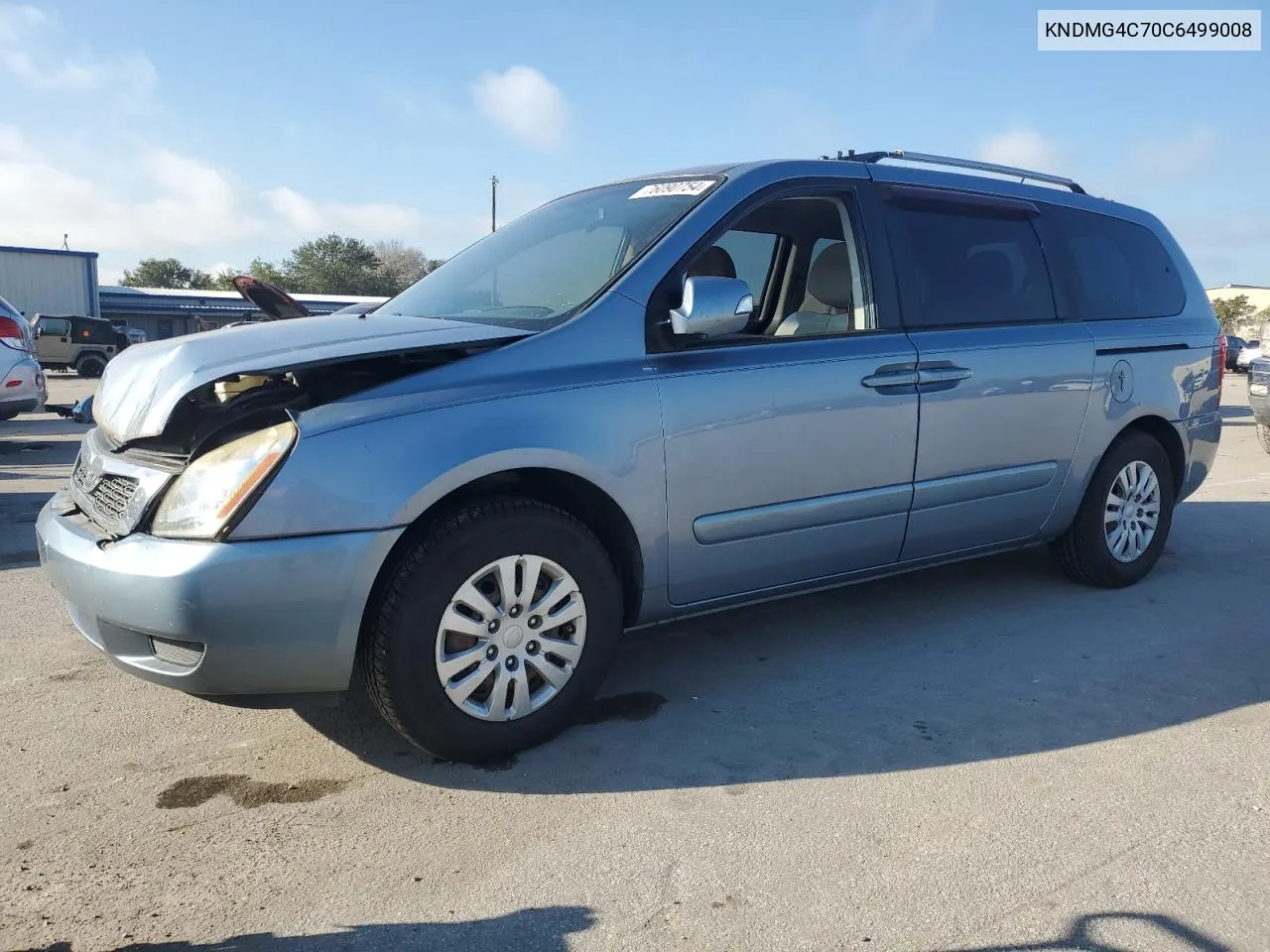 2012 Kia Sedona Lx VIN: KNDMG4C70C6499008 Lot: 76090754