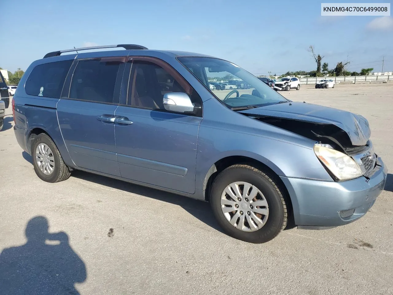 2012 Kia Sedona Lx VIN: KNDMG4C70C6499008 Lot: 76090754