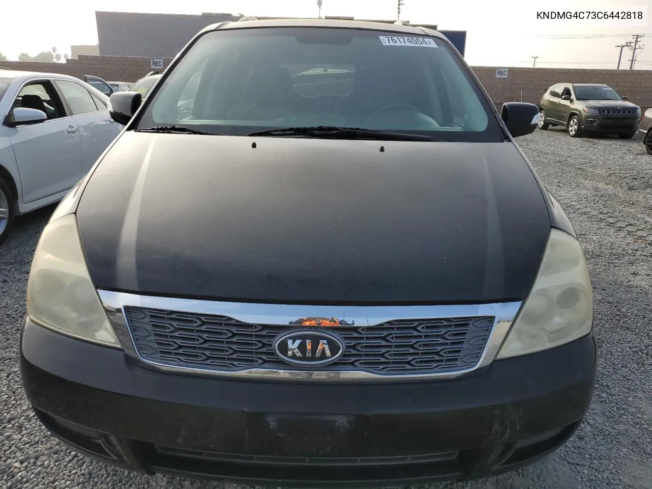 2012 Kia Sedona Lx VIN: KNDMG4C73C6442818 Lot: 76174004