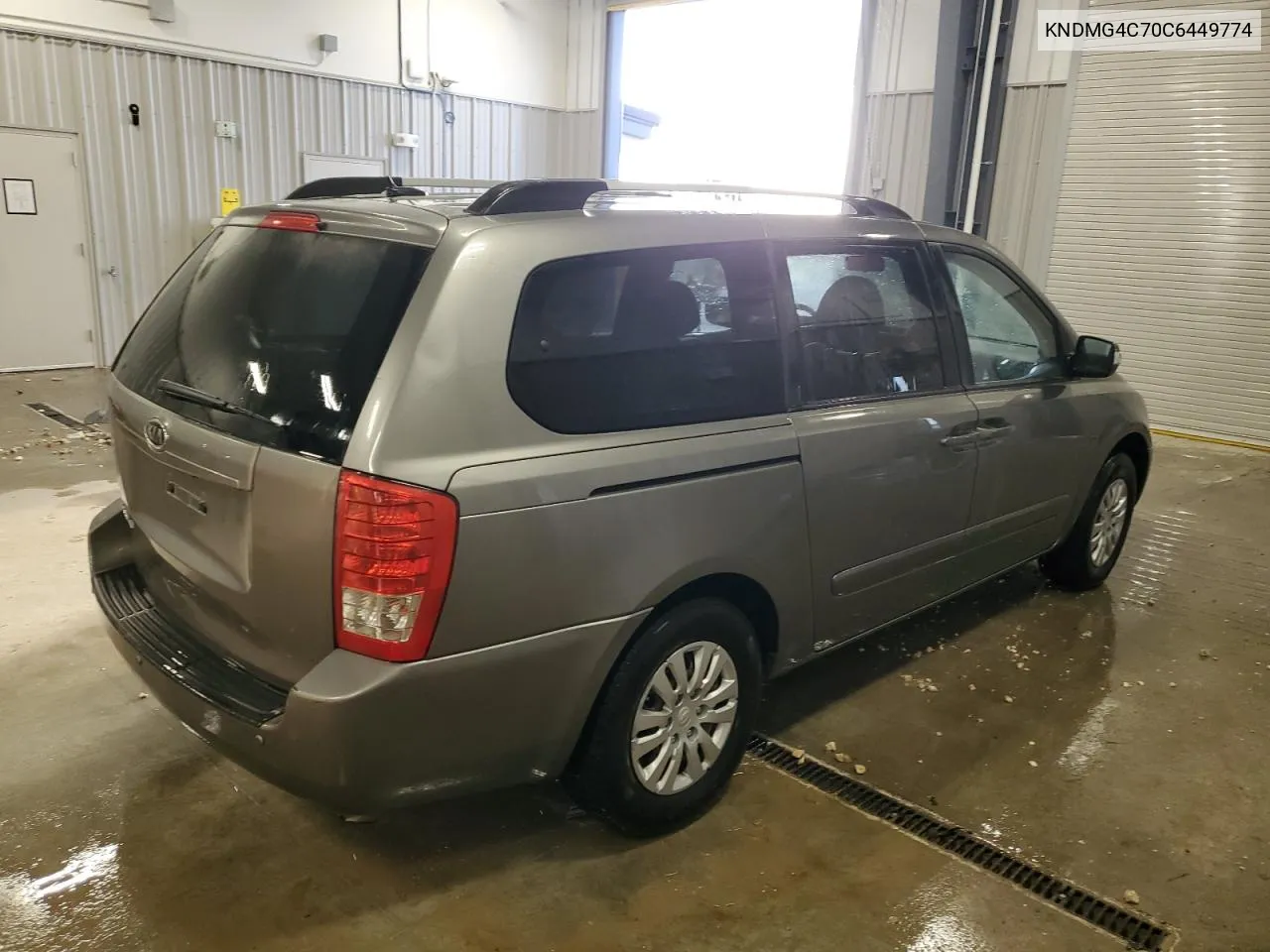 2012 Kia Sedona Lx VIN: KNDMG4C70C6449774 Lot: 77184634