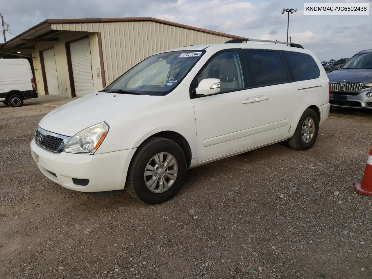 2012 Kia Sedona Lx VIN: KNDMG4C79C6502438 Lot: 77833384