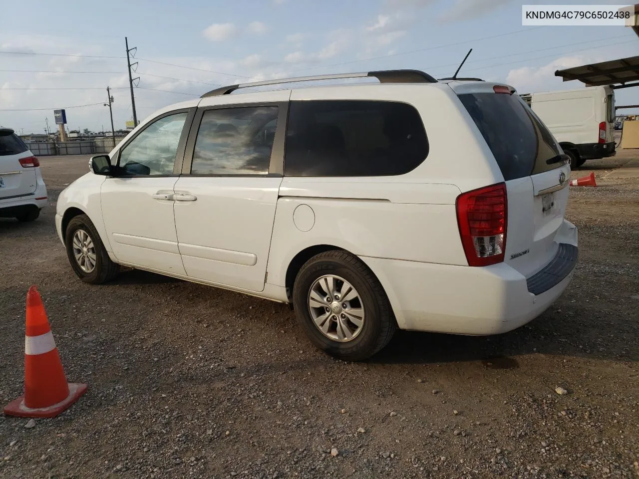 2012 Kia Sedona Lx VIN: KNDMG4C79C6502438 Lot: 77833384