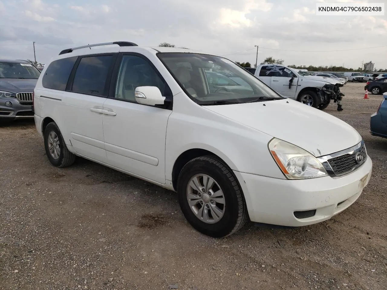 2012 Kia Sedona Lx VIN: KNDMG4C79C6502438 Lot: 77833384