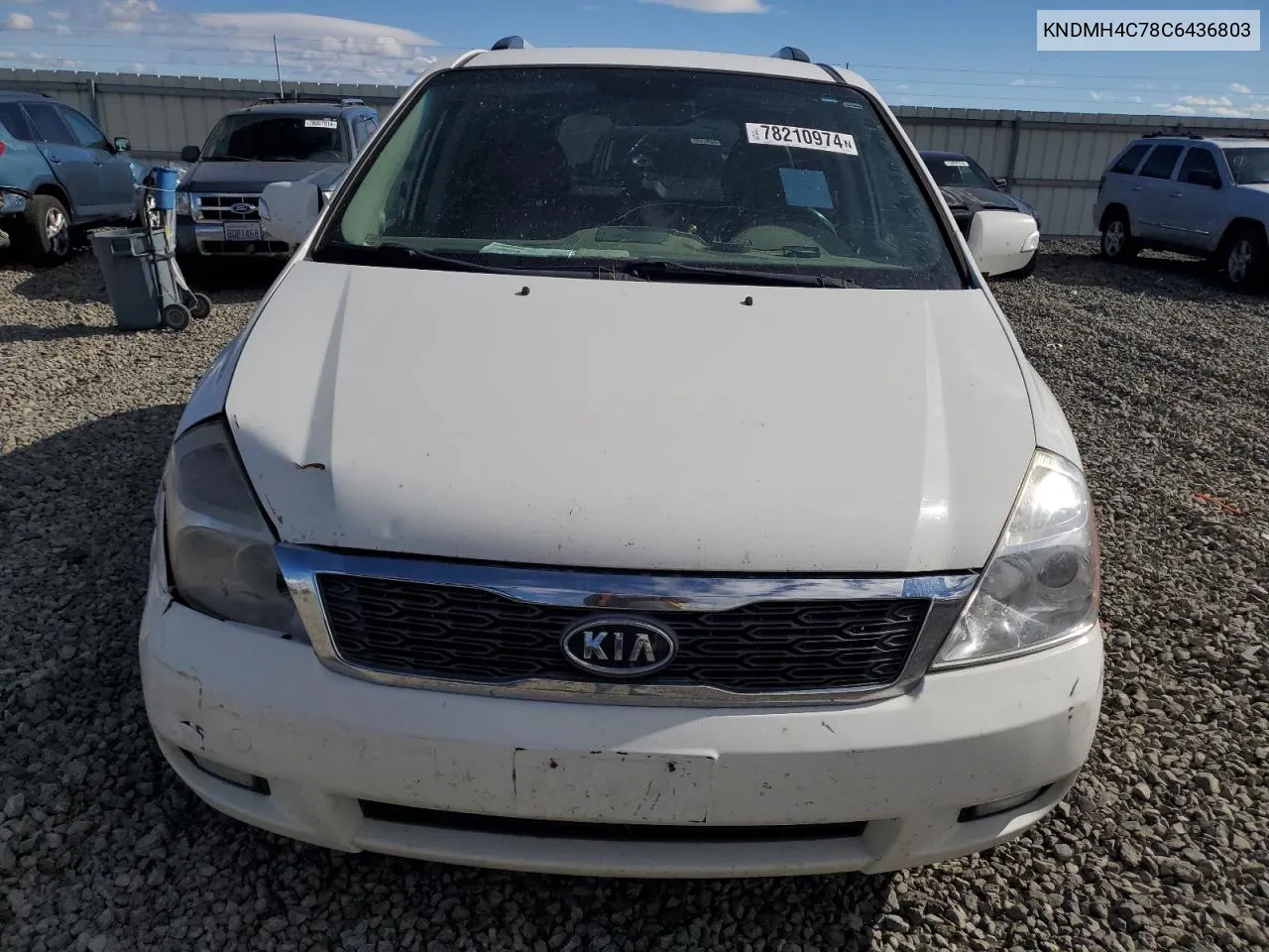 2012 Kia Sedona Ex VIN: KNDMH4C78C6436803 Lot: 78210974