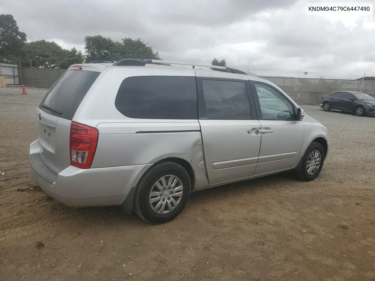 2012 Kia Sedona Lx VIN: KNDMG4C79C6447490 Lot: 78223984