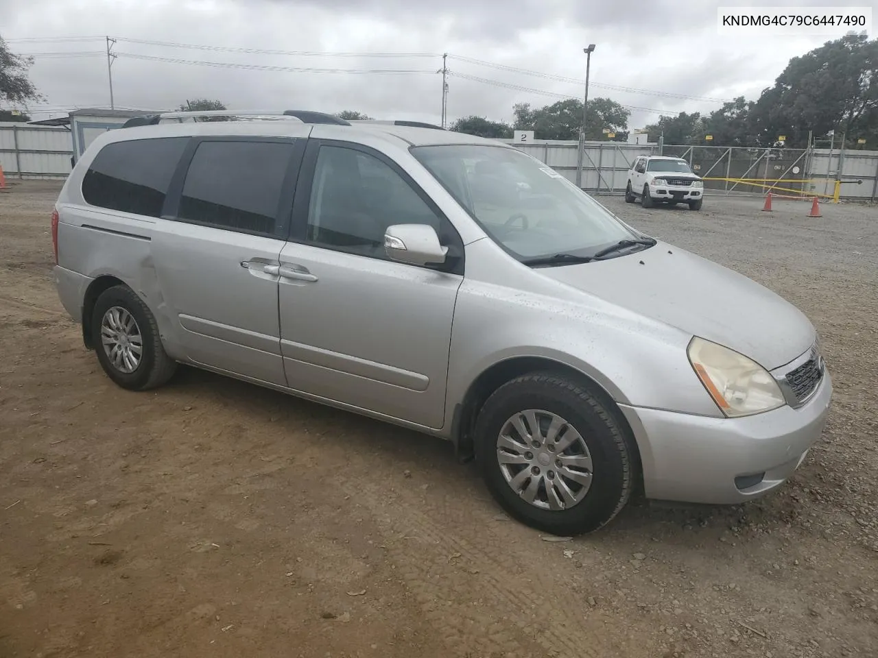 2012 Kia Sedona Lx VIN: KNDMG4C79C6447490 Lot: 78223984