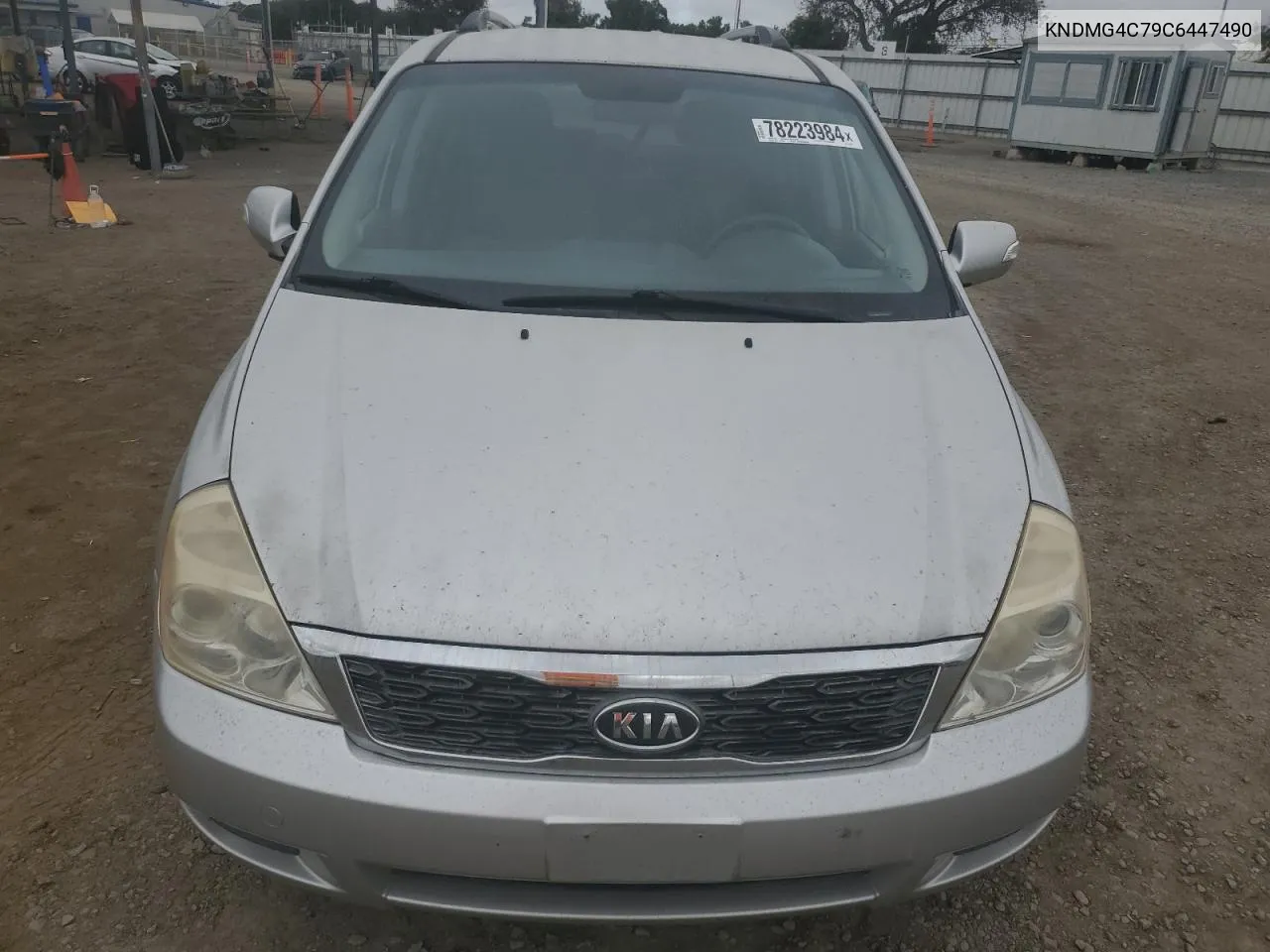 2012 Kia Sedona Lx VIN: KNDMG4C79C6447490 Lot: 78223984