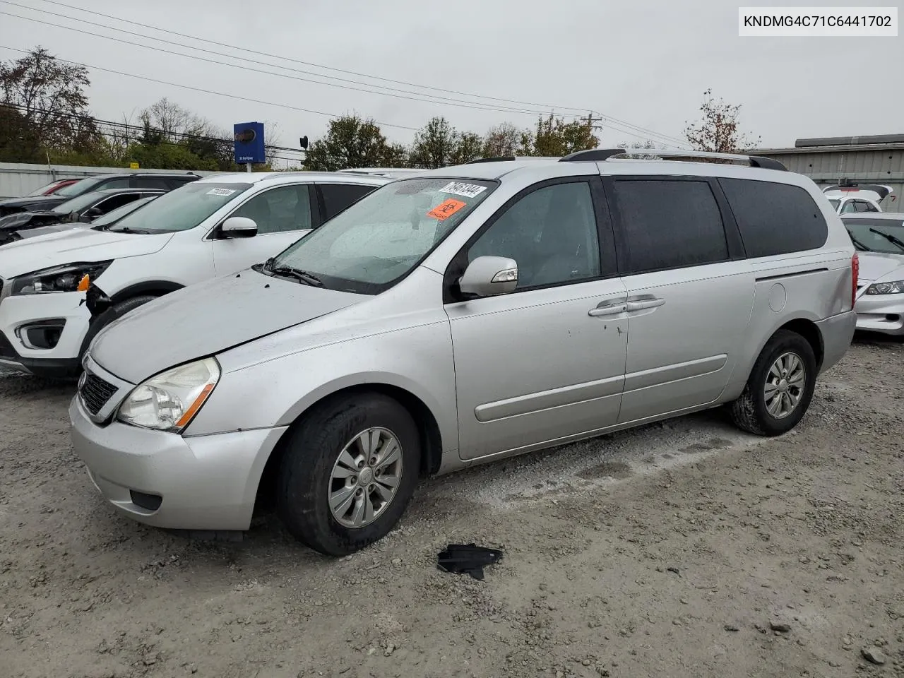 2012 Kia Sedona Lx VIN: KNDMG4C71C6441702 Lot: 78461344