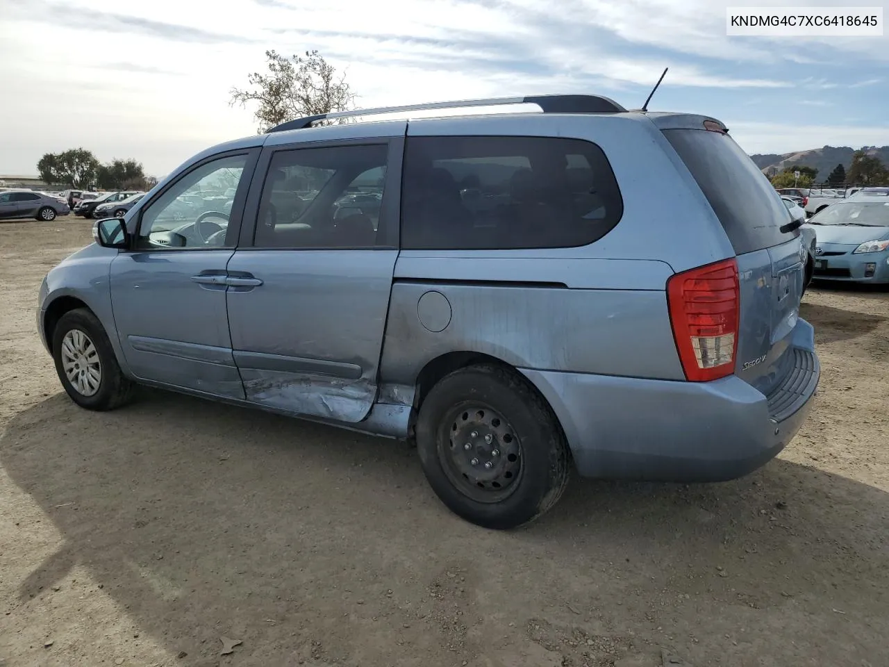 2012 Kia Sedona Lx VIN: KNDMG4C7XC6418645 Lot: 79535074