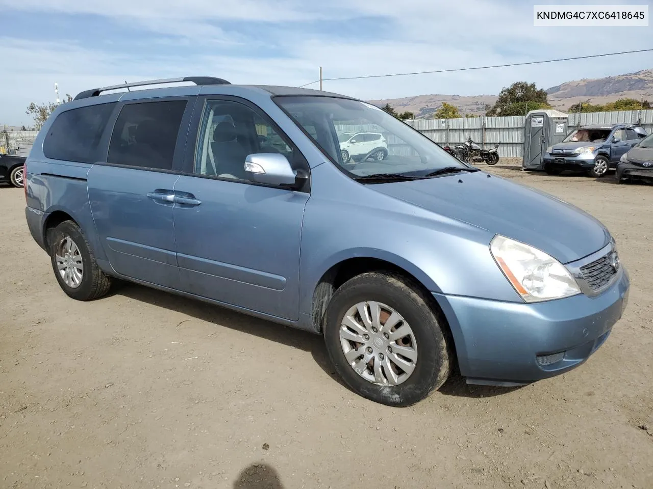 2012 Kia Sedona Lx VIN: KNDMG4C7XC6418645 Lot: 79535074