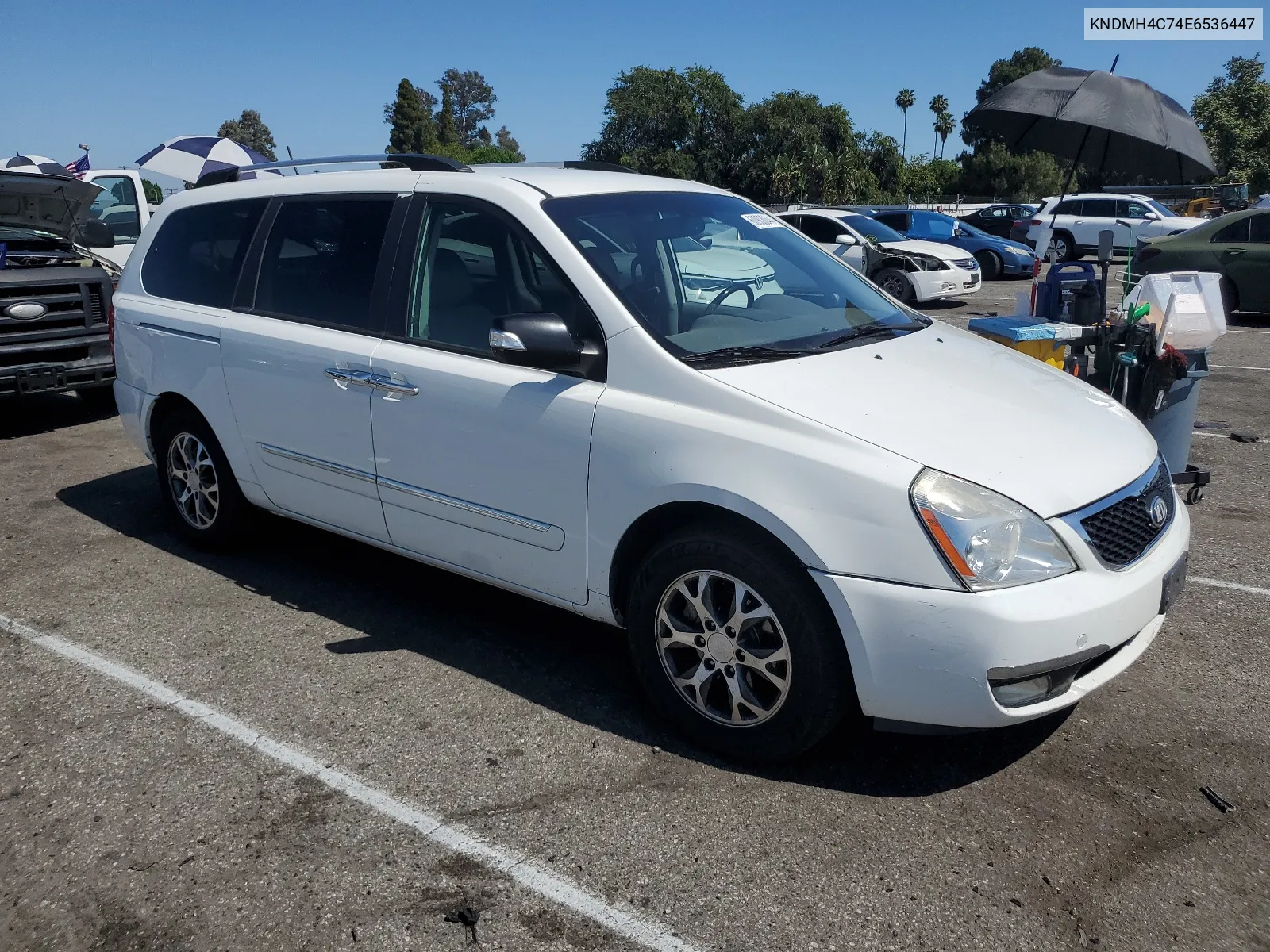 2014 Kia Sedona Ex VIN: KNDMH4C74E6536447 Lot: 60903044