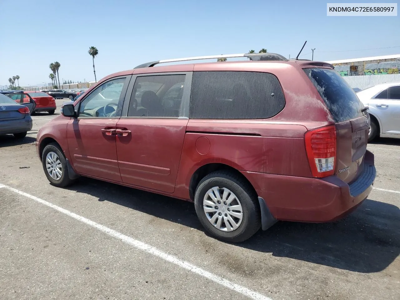 2014 Kia Sedona Lx VIN: KNDMG4C72E6580997 Lot: 60948224