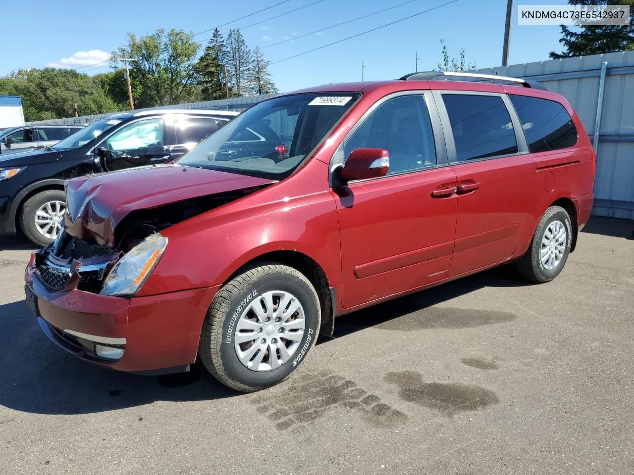 2014 Kia Sedona Lx VIN: KNDMG4C73E6542937 Lot: 71999374