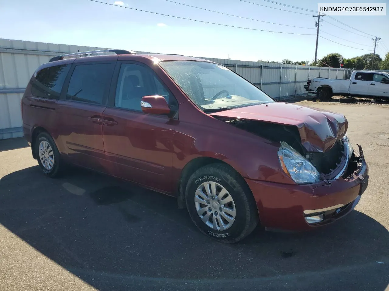 2014 Kia Sedona Lx VIN: KNDMG4C73E6542937 Lot: 71999374