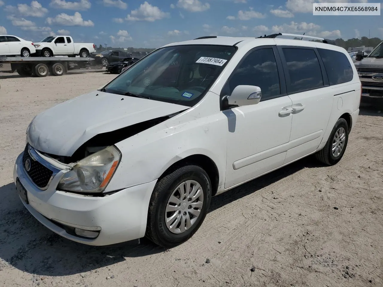 2014 Kia Sedona Lx VIN: KNDMG4C7XE6568984 Lot: 72387984