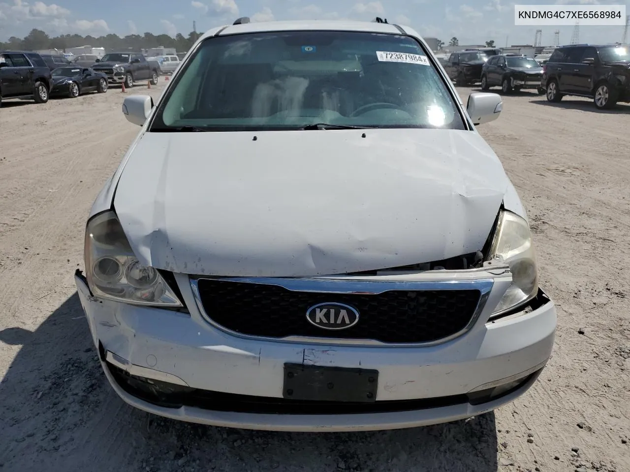 2014 Kia Sedona Lx VIN: KNDMG4C7XE6568984 Lot: 72387984