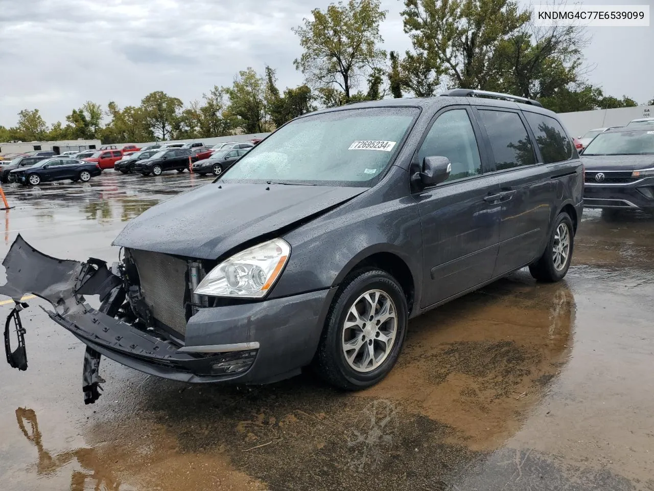 2014 Kia Sedona Lx VIN: KNDMG4C77E6539099 Lot: 72695234